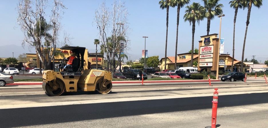 Street Being Repaved