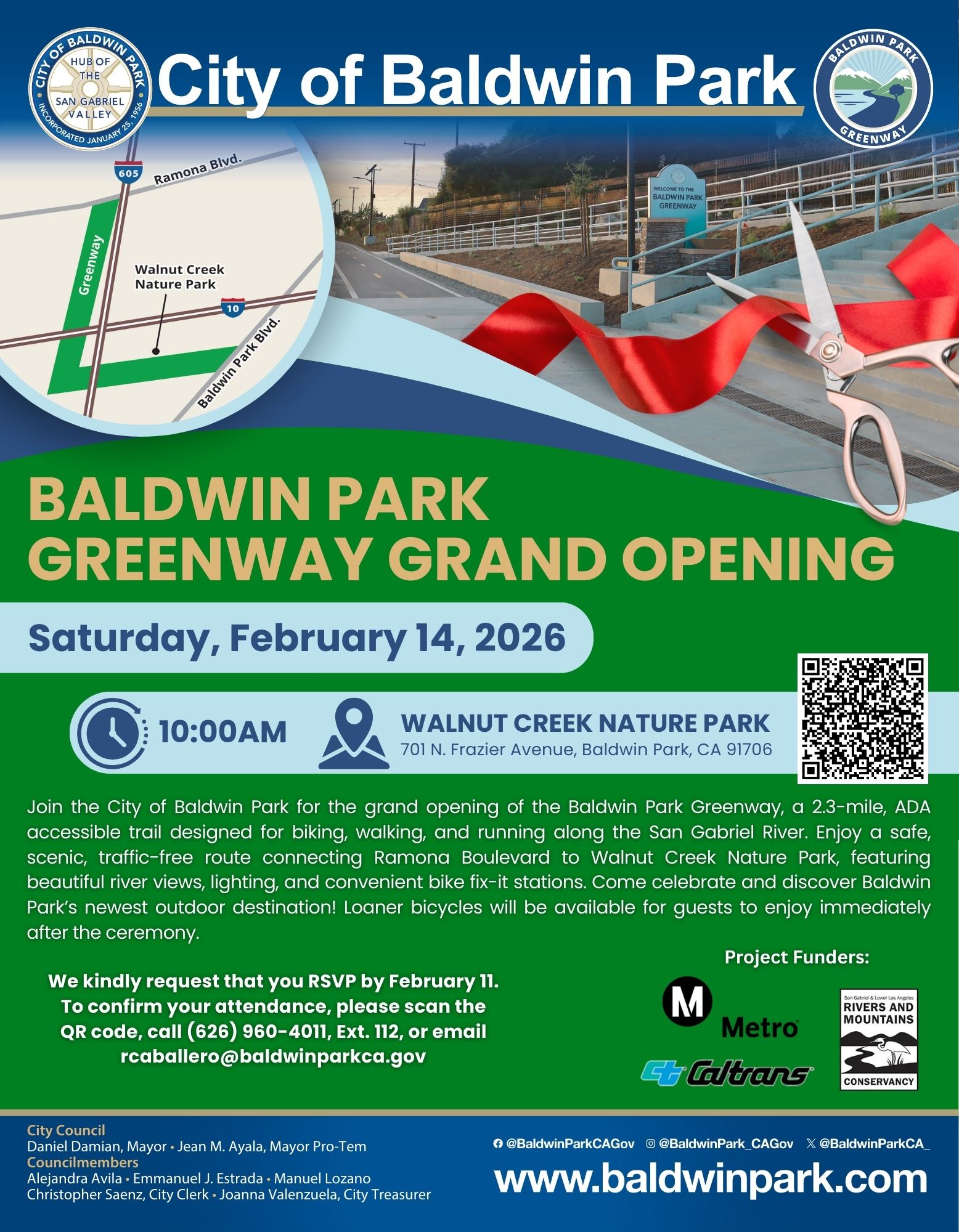 Baldwin Park Greenway Grand Opening